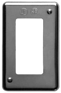 Crouse-Hinds DS23GFI Electrical box covers | Sheet Steel Single-Gang Receptacle Cover for GFI Receptacles DS Series