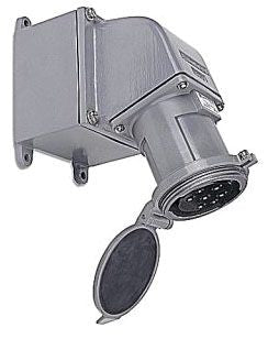 Russellstoll DS2516FRAB0 CB RCPT | 200A 120/208V 3P Epoxy Powder Coated Copper Free Cast Aluminum