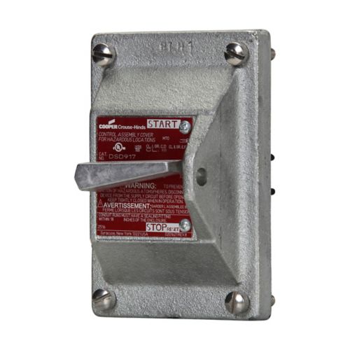 Crouse-Hinds DSD914 Manual Motor Starter Cover | 1-Pole 115-230 Vac Copper-Free Aluminum
