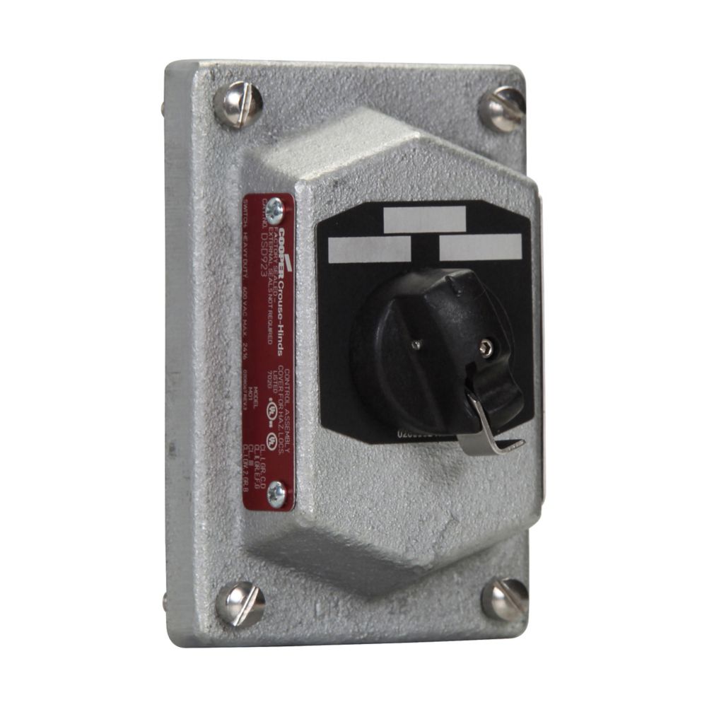 Crouse-Hinds DSD923 Rotary switch | 2-Position 2-Circuit 600V 10A