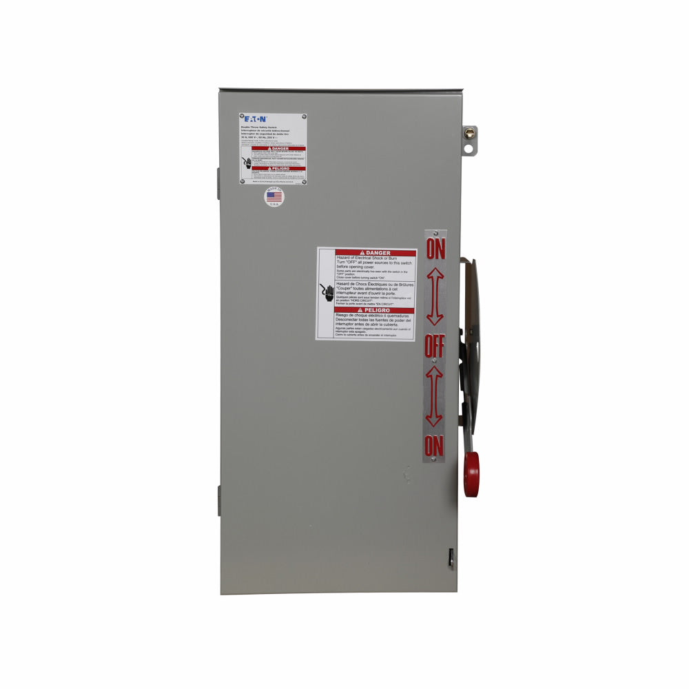 Cutler Hammer DT361URK Disconnect Switch | 600V 30A 3P 3PH 100kA@600V DT Series