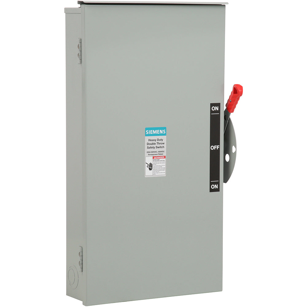 Siemens DTNF364R Disconnect | 600V AC 200A 3P Non-Fusible VBII Series