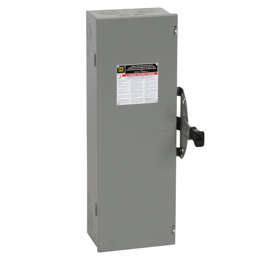 Square D DTU222 Disconnect | 240V 60A Non-Fusible Series F