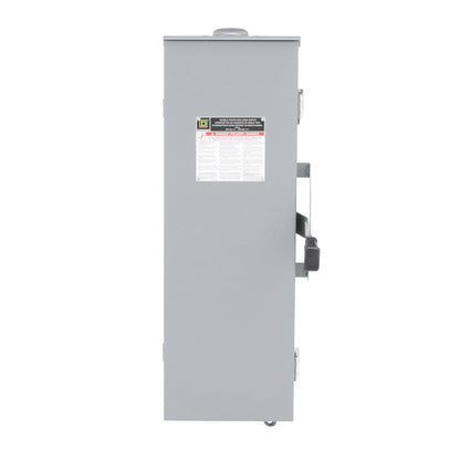 Square D DTU323RB Disconnect Switch | 240V AC 100A 3P Non-Fusible 200kA@240V NEMA 3R
