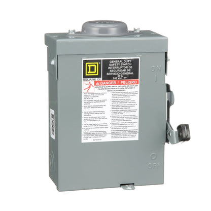 Square D DU222RB Disconnect Switch | 240V AC 60A Non-Fusible Series E
