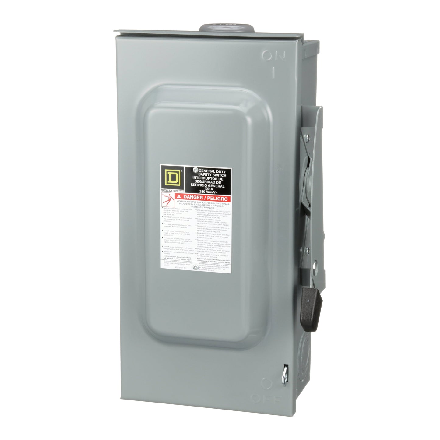 Square D DU323RB Disconnect Switch | 240V AC 100A 3P Non-Fusible Series E
