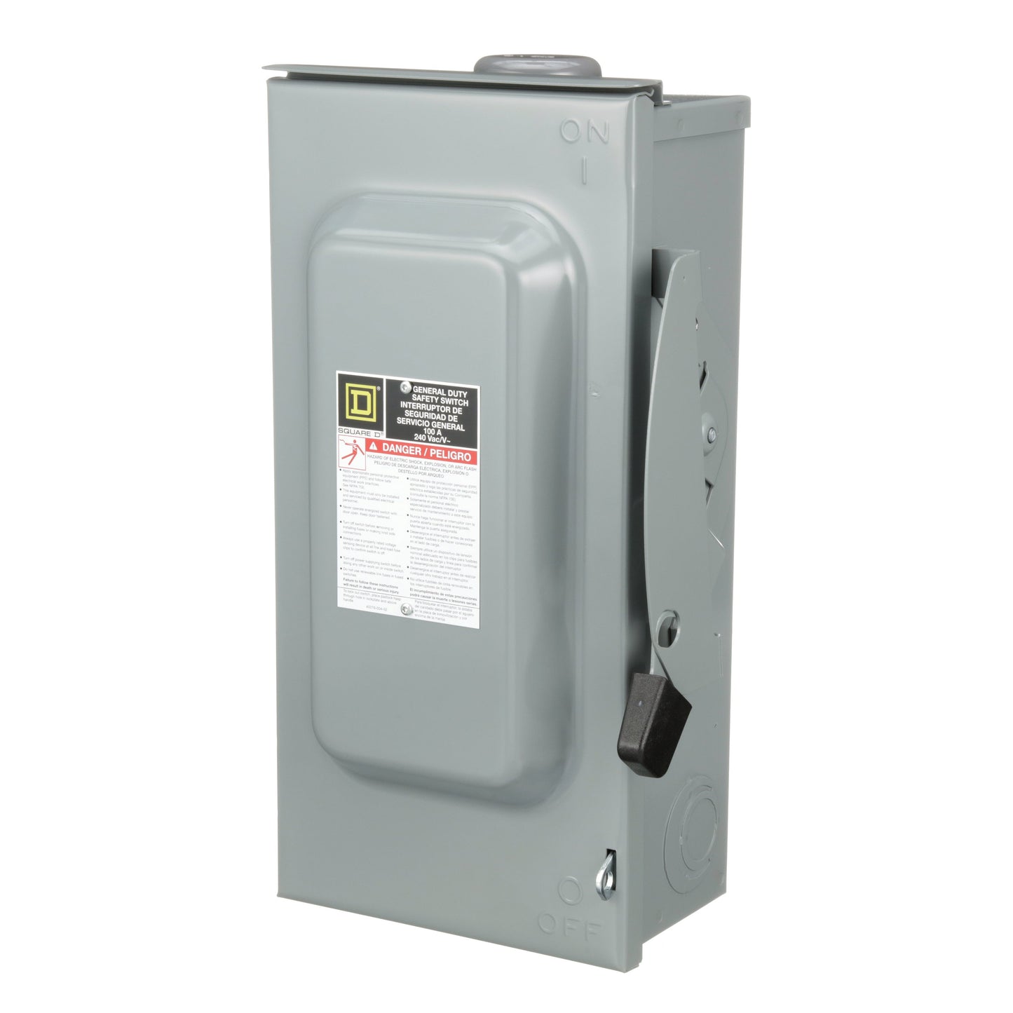 Square D DU323RB Disconnect Switch | 240V AC 100A 3P Non-Fusible Series E