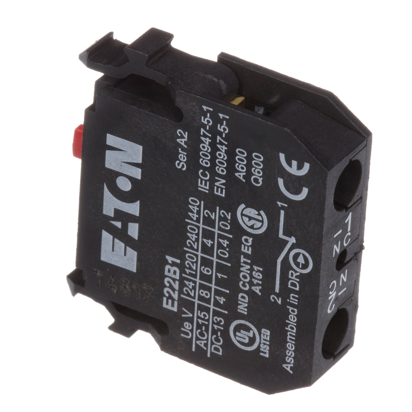 Eaton E22B1 Motor Control Part And Accessory Contacts E22 Series