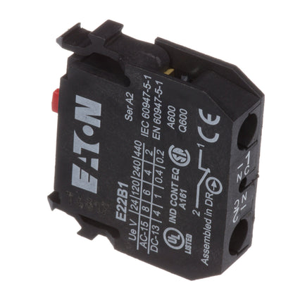 Eaton E22B1 Motor Control Part And Accessory Contacts E22 Series