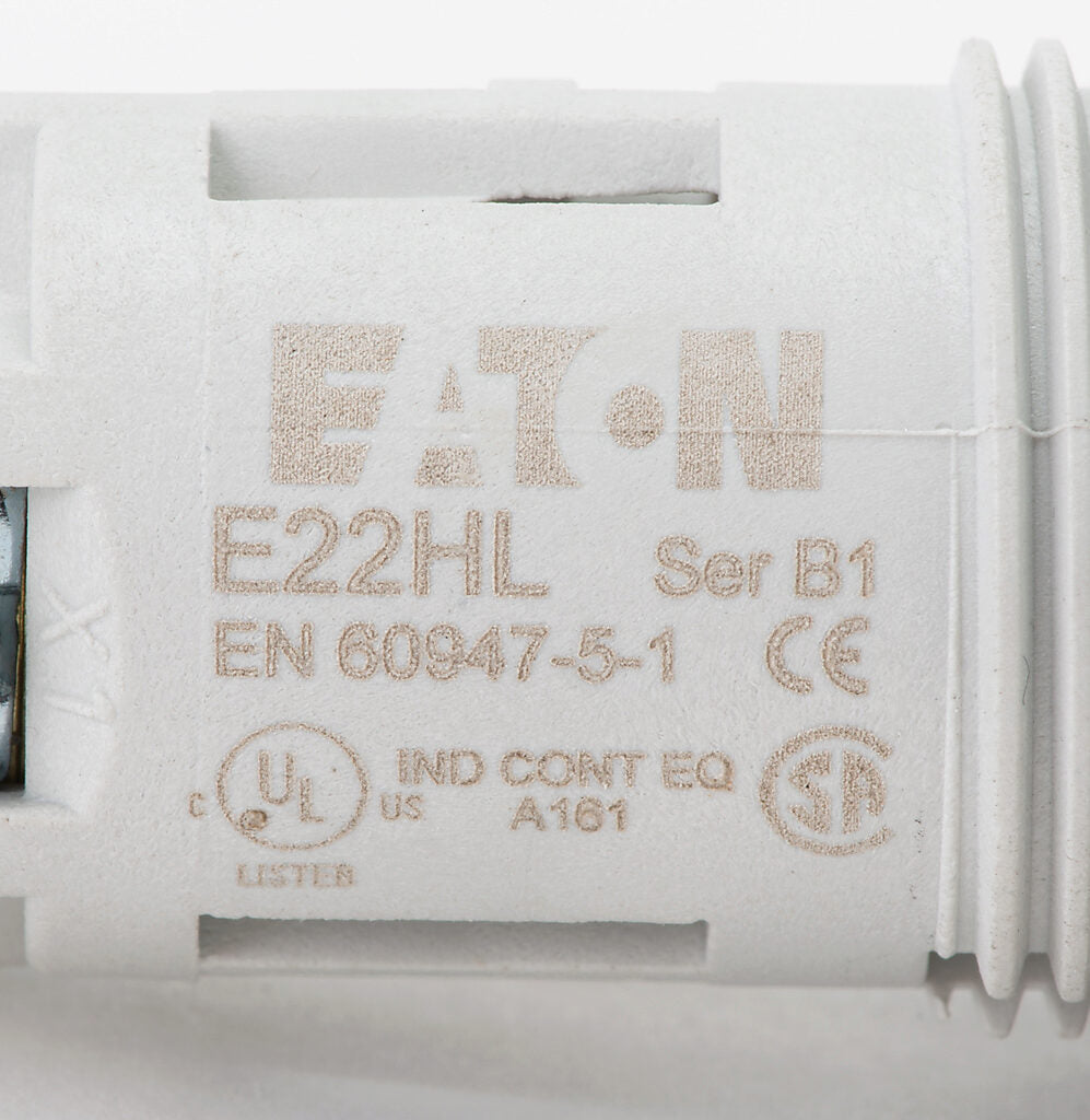 Cutler-Hammer E22HL9X4 LED Indicating Light 22mm 24VAC/VDC Amber E22 Monoblock
