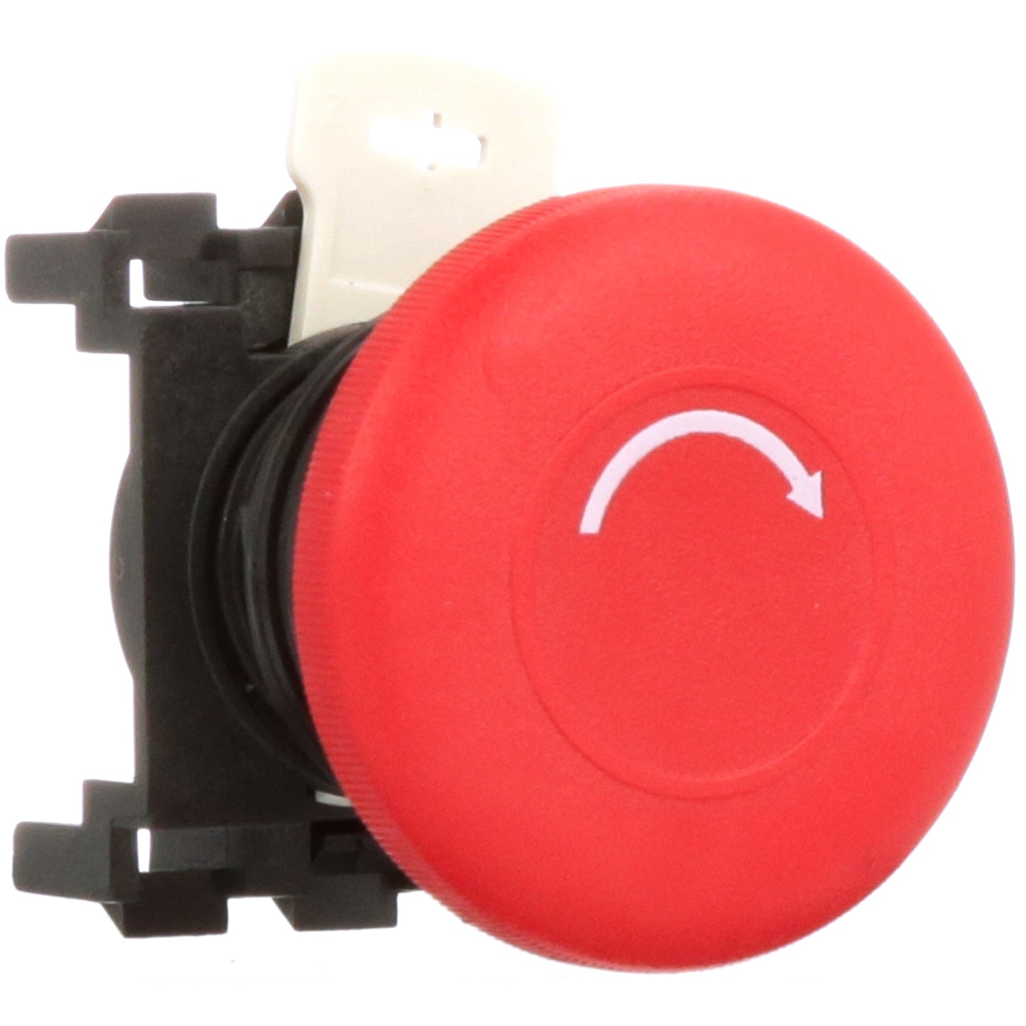 Cutler-Hammer E22LLB2 Automation Switch | Heavy-Duty Non-Metallic 22.5 mm Mushroom Red Actuator Twist-to-Release