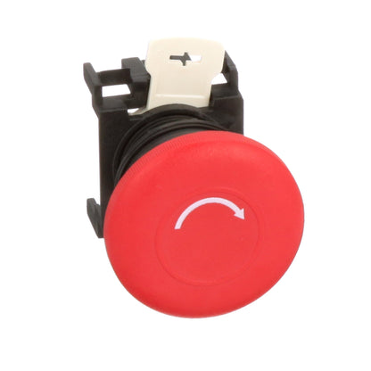 Cutler-Hammer E22LLB2 Automation Switch | Heavy-Duty Non-Metallic 22.5 mm Mushroom Red Actuator Twist-to-Release