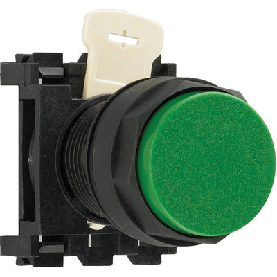 Cutler Hammer E22PB3 Pushbutton Switch | Green Actuator Panel Mount 1NO NEMA Rated E22 Series