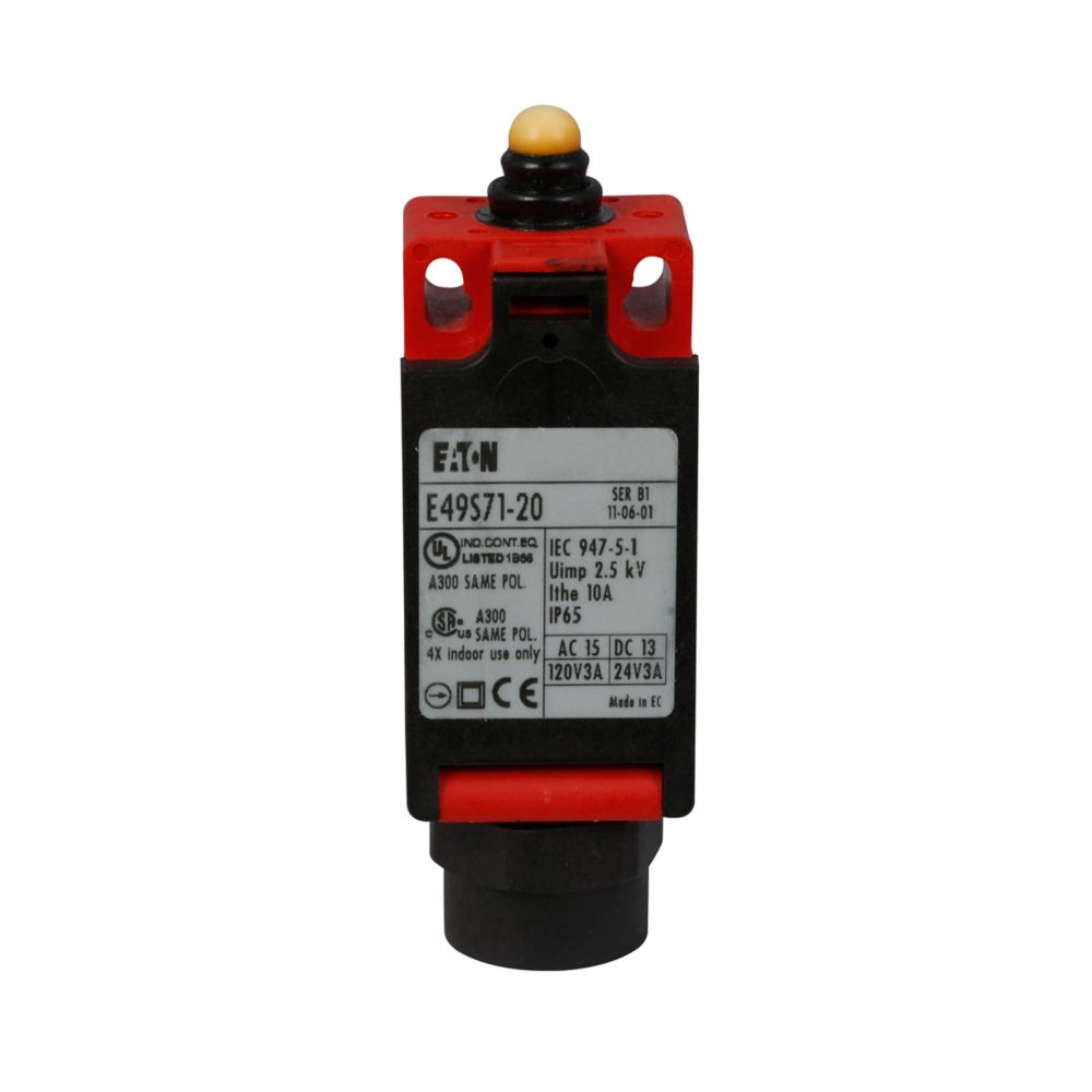 Eaton E49S71-20 Wiring Devices | Standard Duty Limit Switch Side Rotary Lever Arm 20 mm Nylon Roller