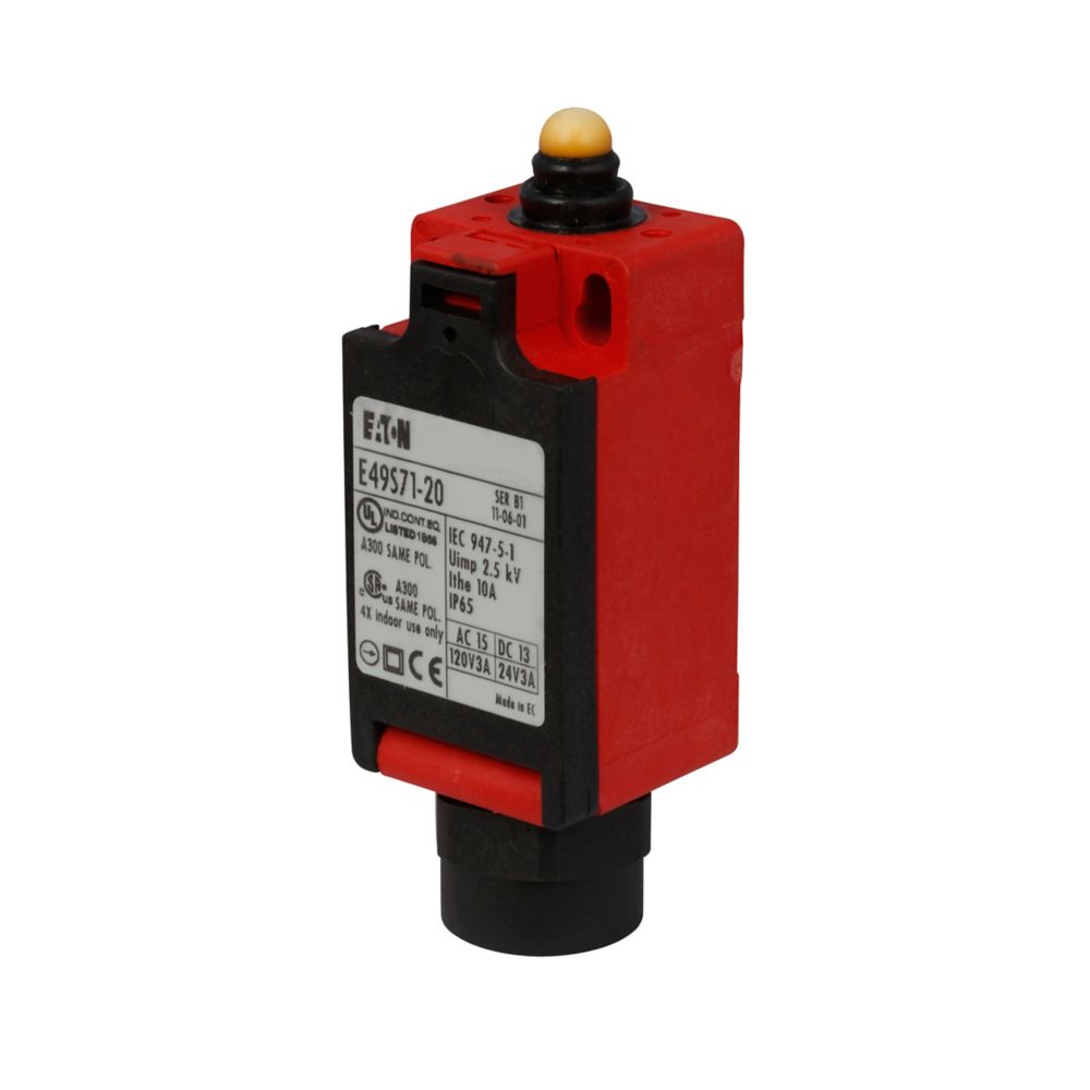 Eaton E49S71-20 Wiring Devices | Standard Duty Limit Switch Side Rotary Lever Arm 20 mm Nylon Roller