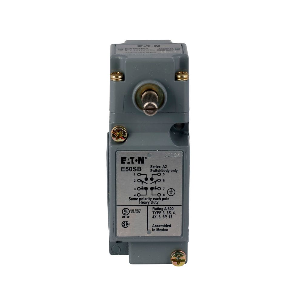 Cutler Hammer E50BR1 Motor Control Part And Accessory Limit Switch E50 Series