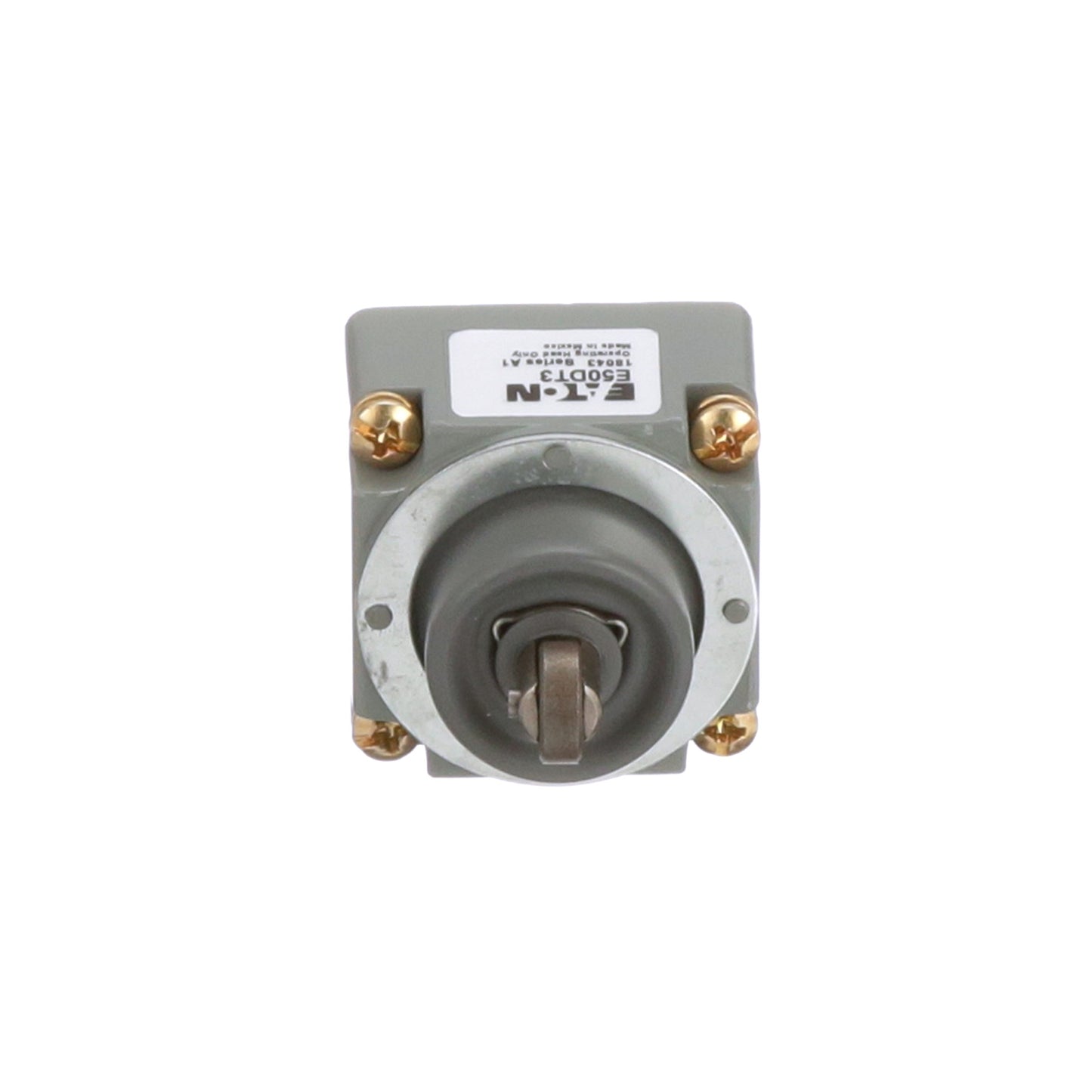 Eaton E50DT3 Automation Switch | NEMA Heavy Duty Limit Switch Plug-In Top Push Roller Actuator