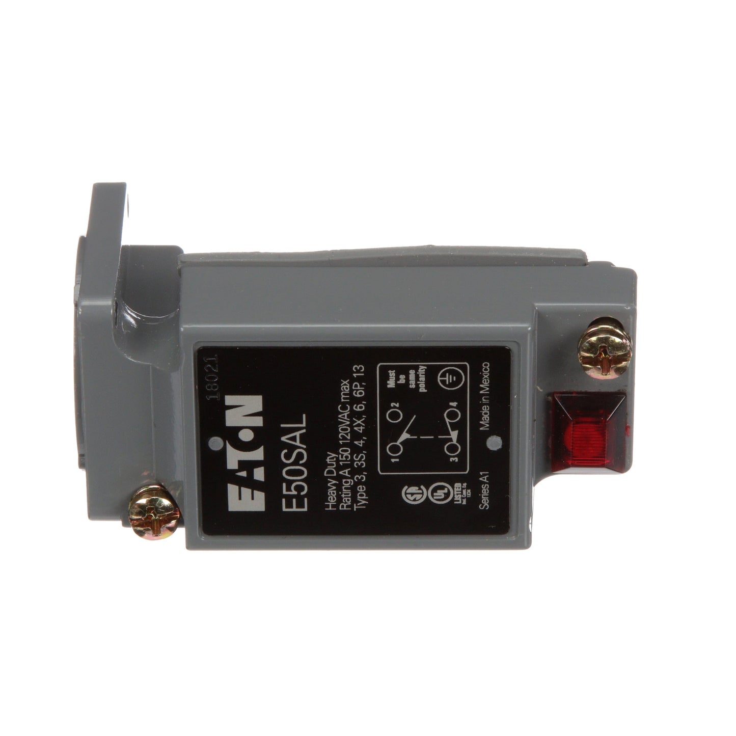 Cutler-Hammer E50SAL Limit Switch Heavy-Duty 10A 12Vac 1A 125Vdc 1NO-1NC IP67