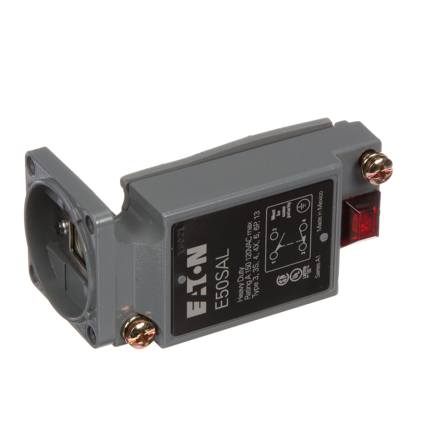 Cutler-Hammer E50SAL Limit Switch Heavy-Duty 10A 12Vac 1A 125Vdc 1NO-1NC IP67