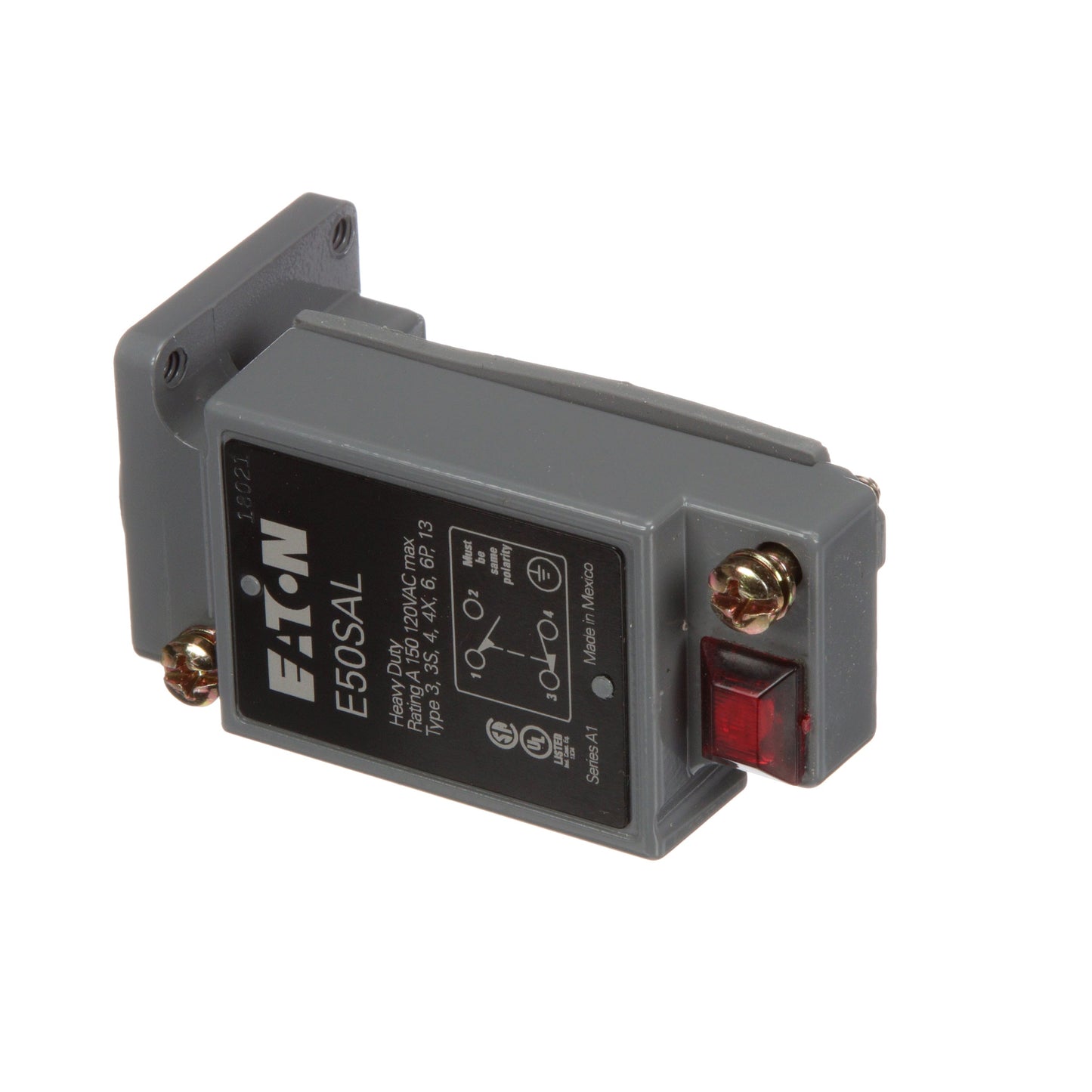Cutler-Hammer E50SAL Limit Switch Heavy-Duty 10A 12Vac 1A 125Vdc 1NO-1NC IP67