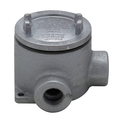 Crouse-Hinds EABL26 Conduit Outlet Box | 3-inch Cover Opening L-Shape Explosion-Proof EAB