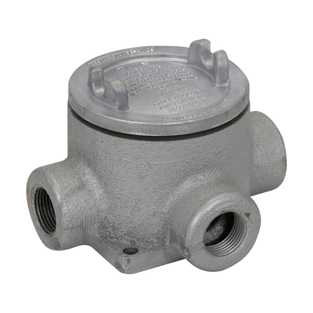Crouse-Hinds EABT26 Conduit Outlet Box | Explosion-Proof 3-Inch T-Shaped 3/4-Inch Hub EAB
