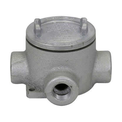 Crouse-Hinds EABT36 Condulet Conduit Outlet Box Feraloy Iron Alloy T-Shape 3" Cover Opening 1" Trade Size