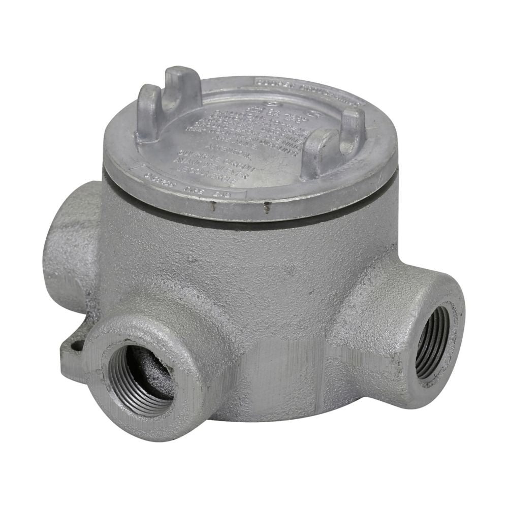 Crouse-Hinds EABT36 Condulet Conduit Outlet Box Feraloy Iron Alloy T-Shape 3" Cover Opening 1" Trade Size