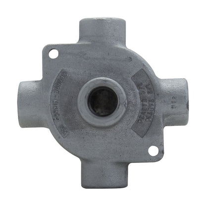 Crouse-Hinds EABY26 Conduit Outlet Box Feraloy Iron Alloy 3/4" Size 3" Cover Opening EAB