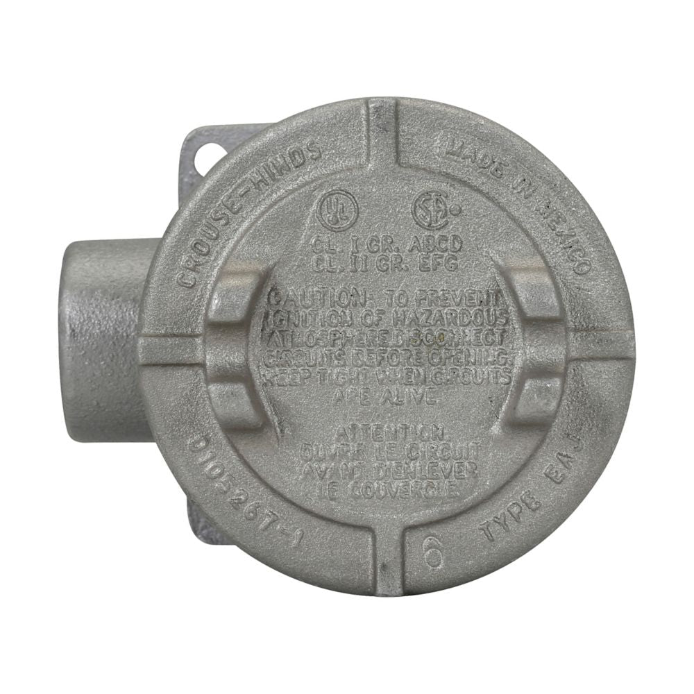 Crouse-Hinds EAJB16 Conduit Outlet Box | Feraloy Iron Alloy Hazardous Environments EAJ