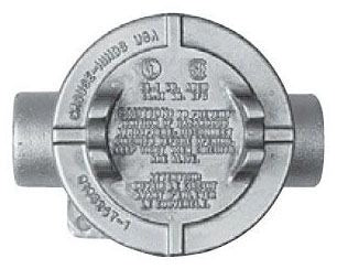 Crouse-Hinds EAJC26SA Conduit Outlet Box Copper-Free Aluminum 3/4" Trade Size EAJ