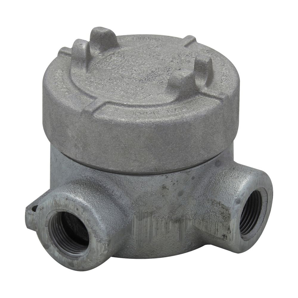 Crouse-Hinds EAJL16 Fittings | Copper-Free Aluminum L-Shaped 1/2" Hub EAJ
