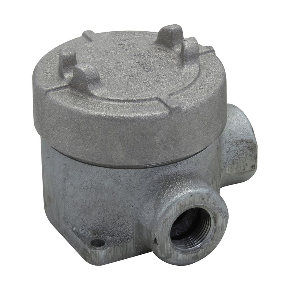 Crouse-Hinds EAJL16 Fittings | Copper-Free Aluminum L-Shaped 1/2" Hub EAJ