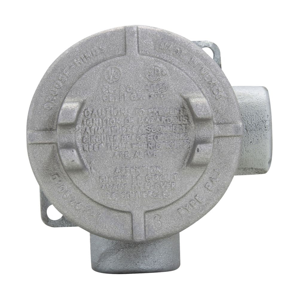 Crouse-Hinds EAJL36 Conduit & Fittings | Feraloy Iron Alloy L-Shaped Design EAJ