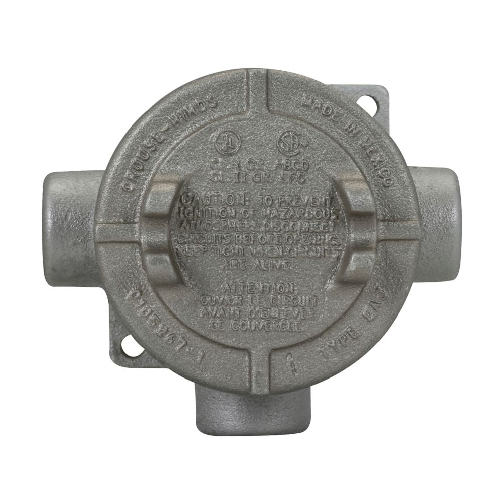 Crouse-Hinds EAJT16 Conduit Outlet Box | Explosionproof Feraloy Iron Alloy EAJ Series