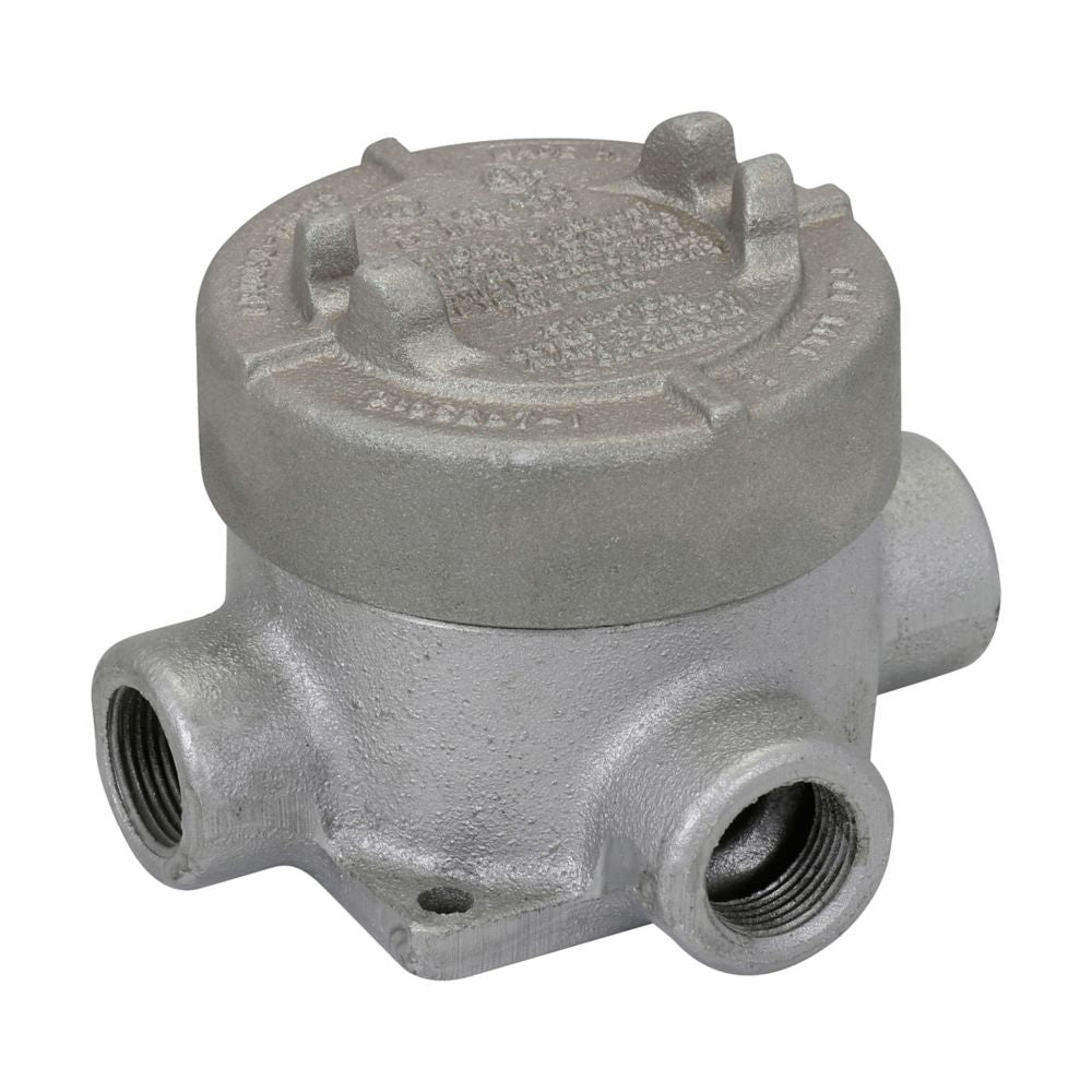 Eaton EAJT26 Conduit Outlet Box | T-Shaped Feraloy Iron Alloy 3-3/16" Opening 3/4" Trade Size EAJ