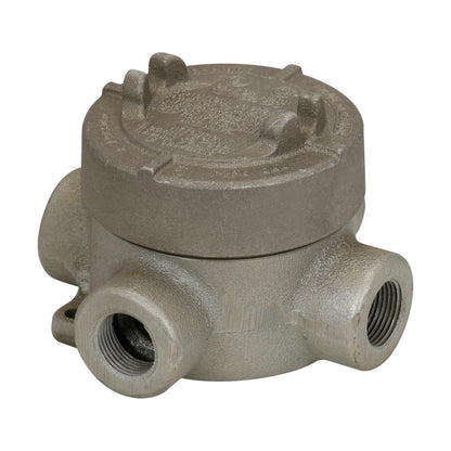 Crouse-Hinds EAJX16 Conduit Outlet Box | Explosion-Proof Feraloy Iron Alloy 1/2" Hub EAJX