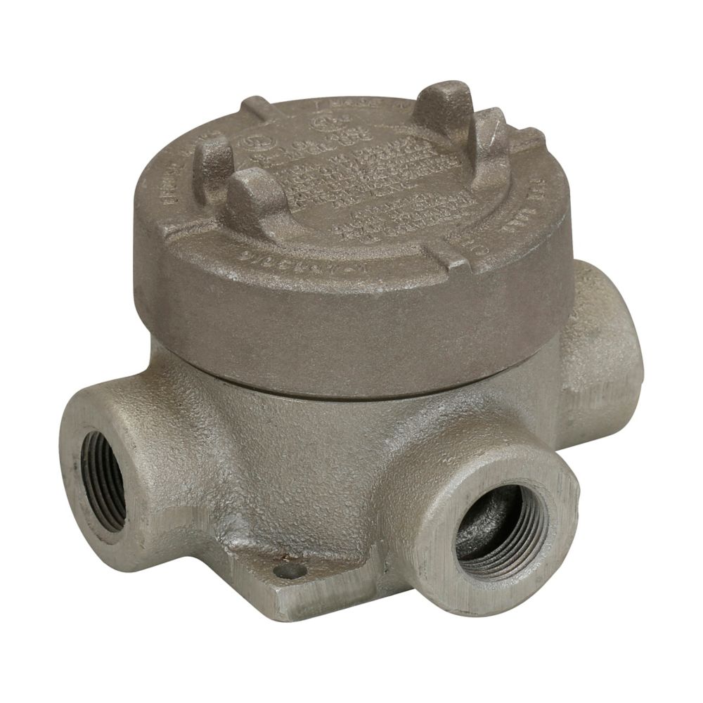 Crouse-Hinds EAJX26 Condulet Conduit Outlet Box Feraloy Iron Alloy X-Shape 3/4" Conduit