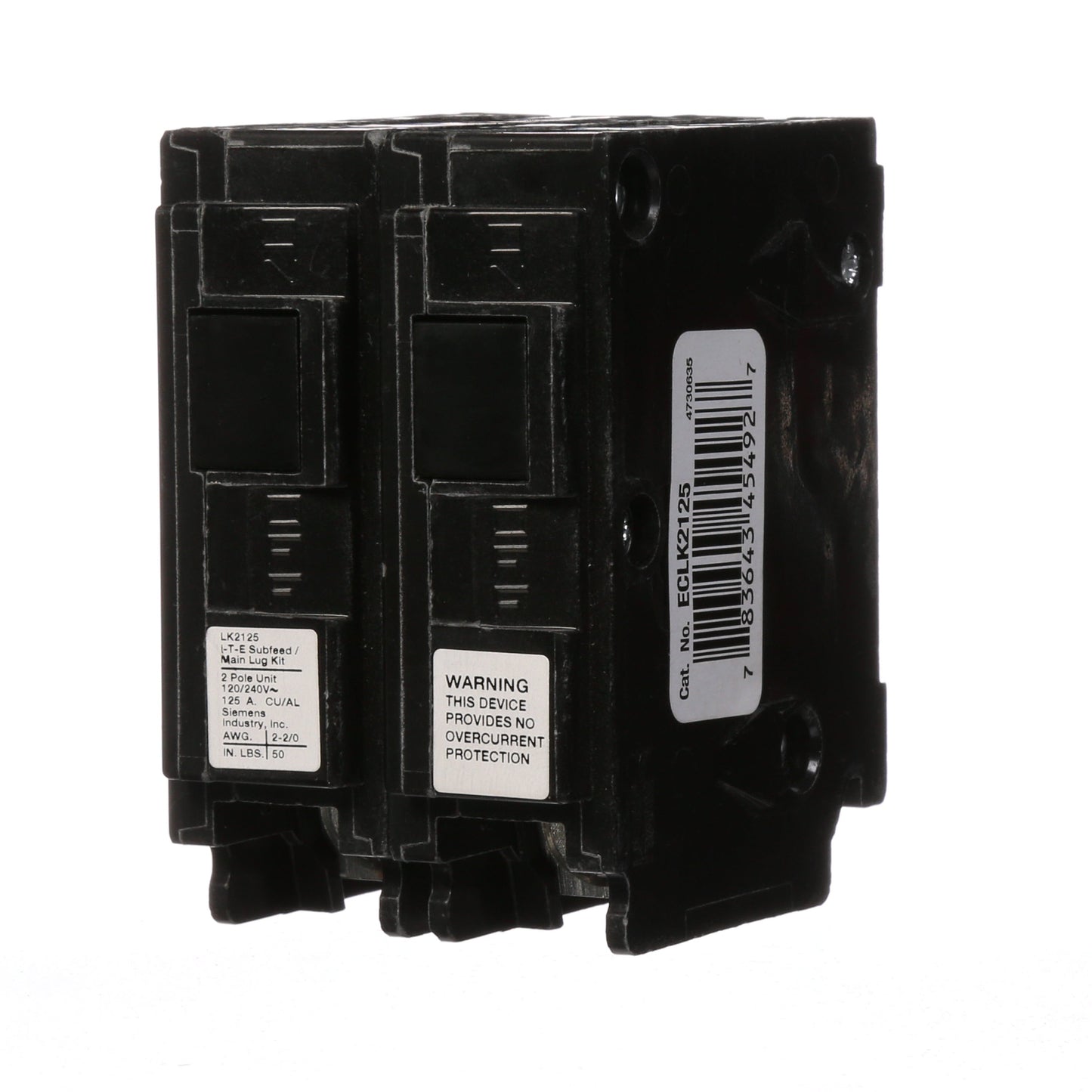 Siemens ECLK2125 Circuit Breaker Lug Terminal Kit ECLK