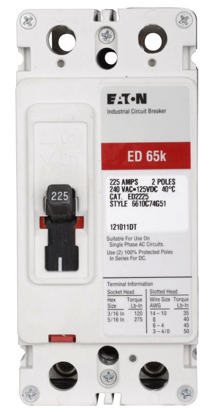 ED2150 - Westinghouse/ Cutler Hammer/ Eaton Bolt-On 150 Amp 2 Pole Circuit Breaker - Essential Electric Supply