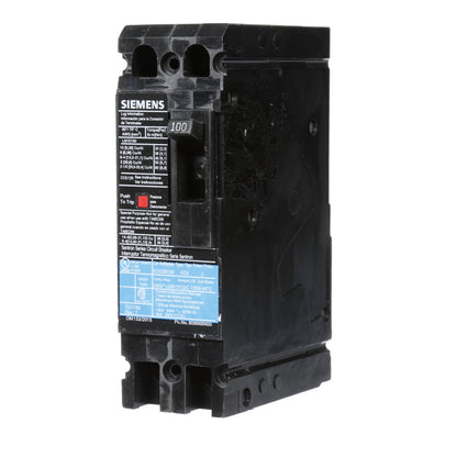 Siemens ED22B100 Circuit Breaker | 240V 100A 2P 10kA@240V Sentron Series
