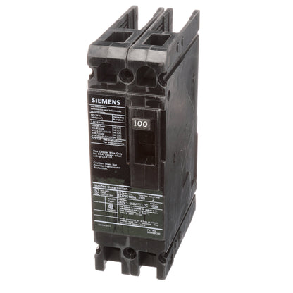 Siemens ED22S100A Circuit Breaker | 240V 100A 2P 10kA@240V Bolt-On Sentron Series