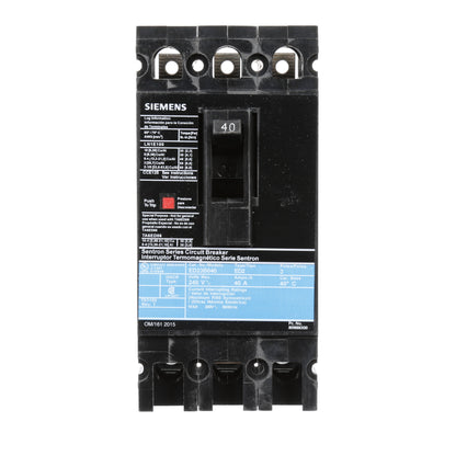 Siemens ED23B040 Circuit Breaker | 240V 40A 3P 10kA@240V Lug In Panelboard Sentron Series