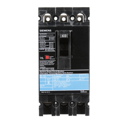 Siemens ED23B060 Circuit Breaker | 240V 60A 3P 10kA@240V Sentron Series