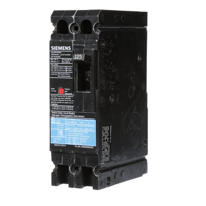 Siemens ED42B125 Circuit Breaker | 480V 125A 2P 18kA@480V Lug In Panelboard Sentron Series