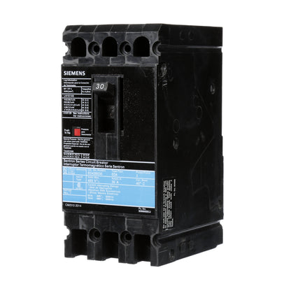 Siemens ED43B030 Circuit Breaker | 480V 30A 3P 18kA@480V Lug In Panelboard Sentron Series