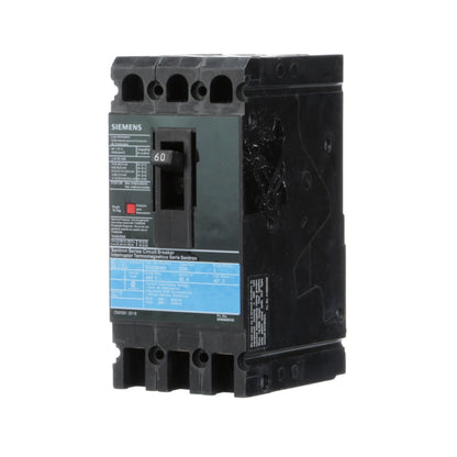 Siemens ED43B060L Circuit Breaker | 480V 60A 3P 18kA@480V Feed-Thru Sentron Series