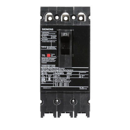 Siemens ED63A003 Circuit Breaker | 600V 3A 3P 25kA@480V Bolt-On Sentron Series