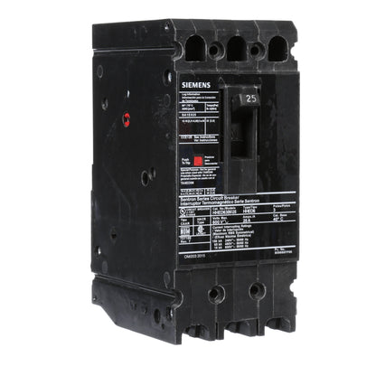 Siemens ED63A003 Circuit Breaker | 600V 3A 3P 25kA@480V Bolt-On Sentron Series