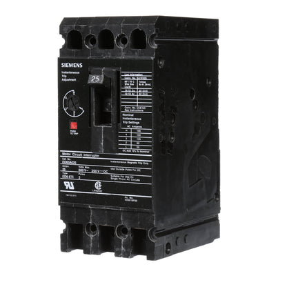 Siemens ED63A025 Circuit Breaker | 600V 25A 3P 25kA@480V Bolt-On Sentron Series
